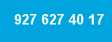 927 627 40 17 927 627 40 17